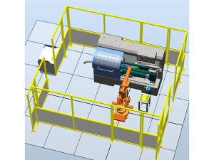 Industrial Robot Loading and Unloading Training System