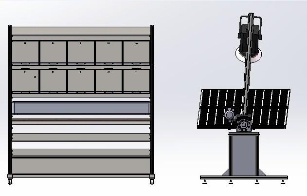  Grid Tied Training System for Solar Power Energy 